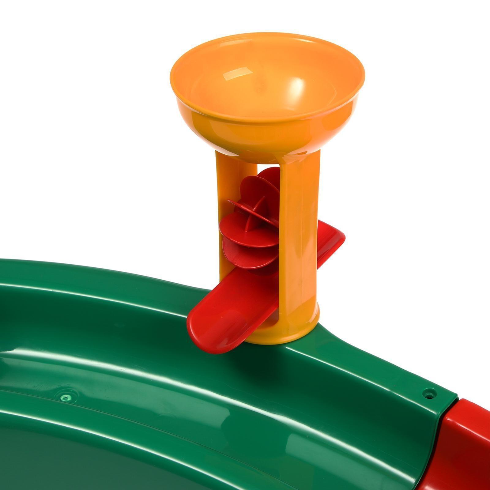 Песочница пластиковая, 136 × 136 × 18 см, с набором для игр, разборная «Туба-Дуба»