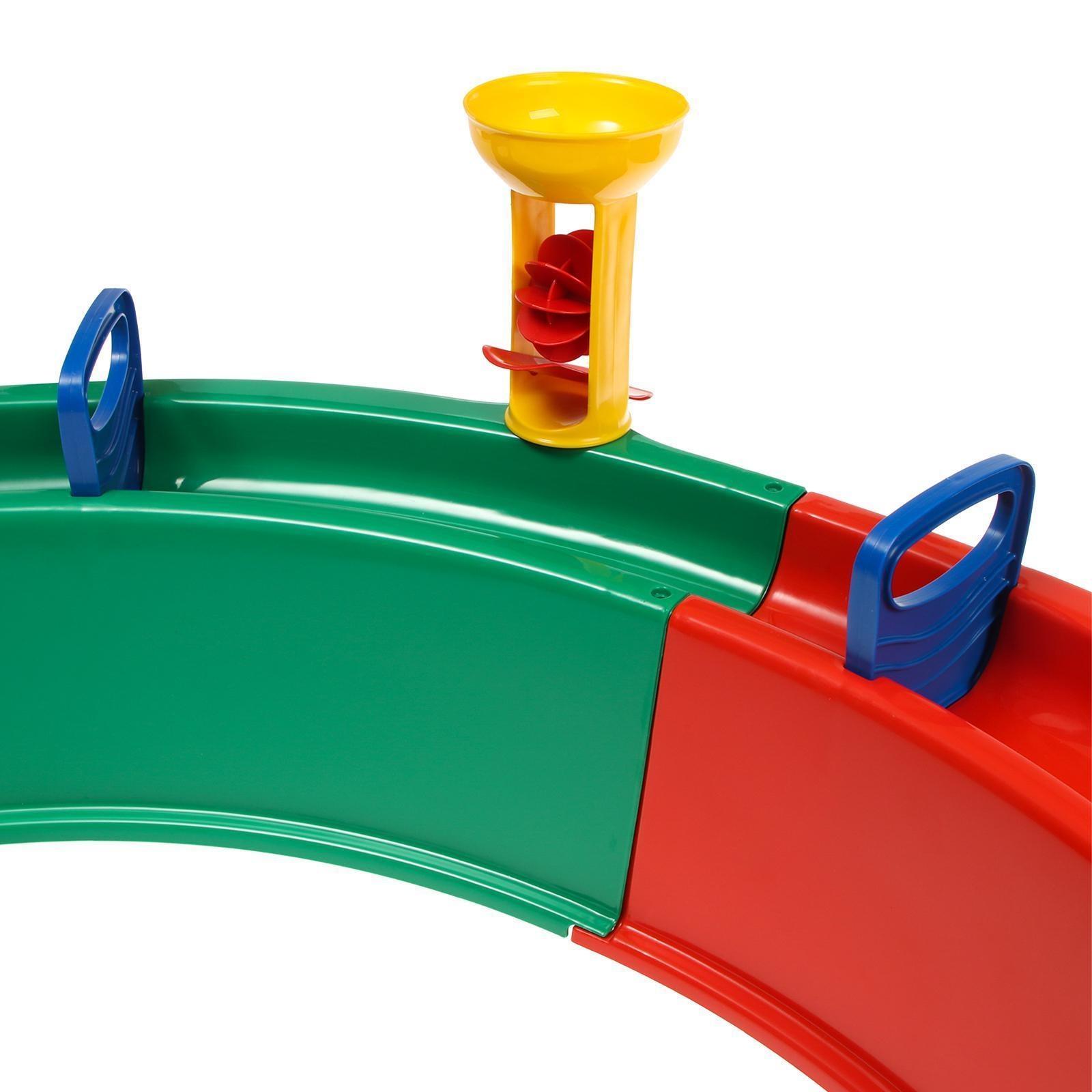 Песочница пластиковая, 136 × 136 × 18 см, с набором для игр, разборная «Туба-Дуба»