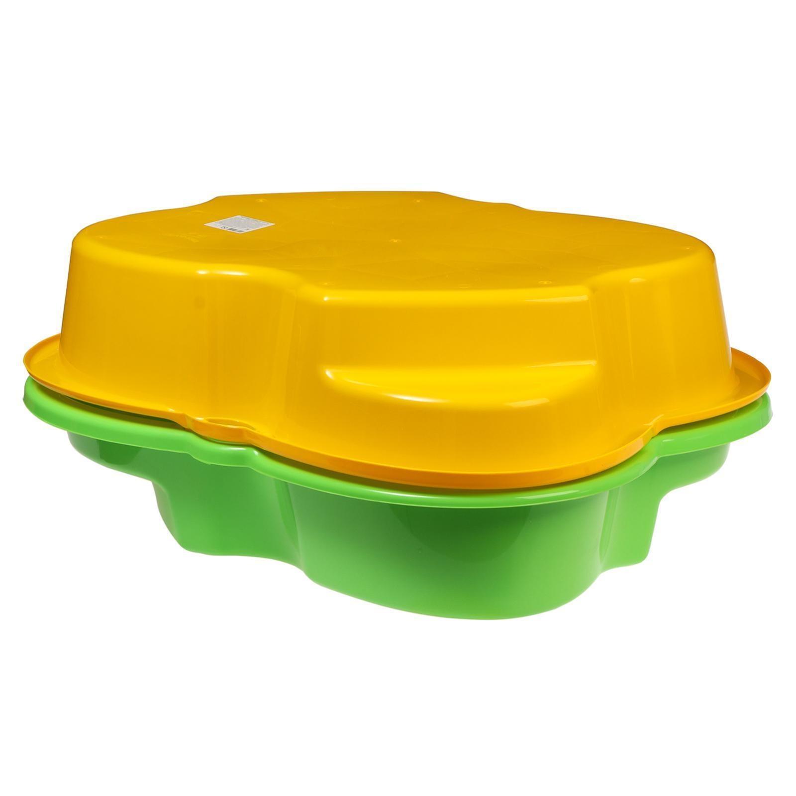 Песочница пластиковая, 94 × 70 × 19 см, салатовая, «Синбад», 1 шт