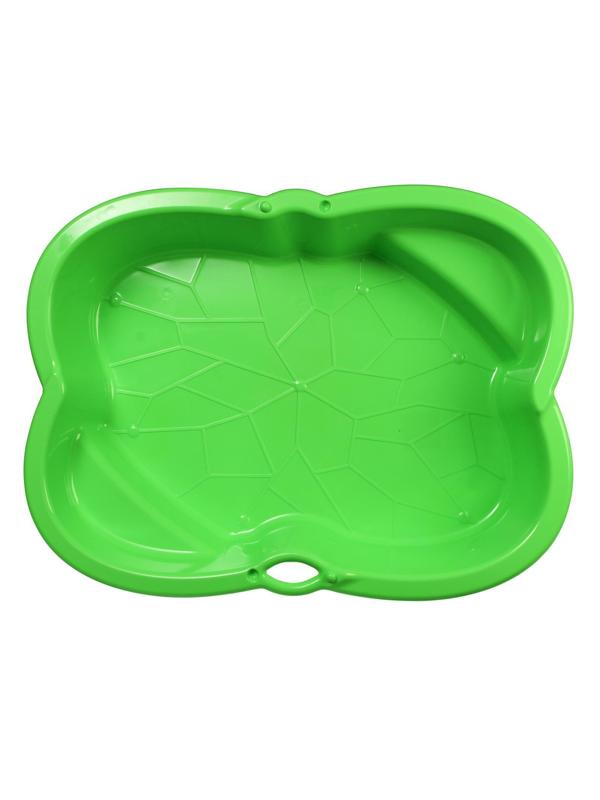 Песочница пластиковая, 94 × 70 × 19 см, салатовая, «Синбад», 1 шт