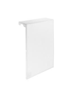 Экран на чугунный радиатор ERA, 390х610х143 мм, 4 секции, металлический, перфорированный