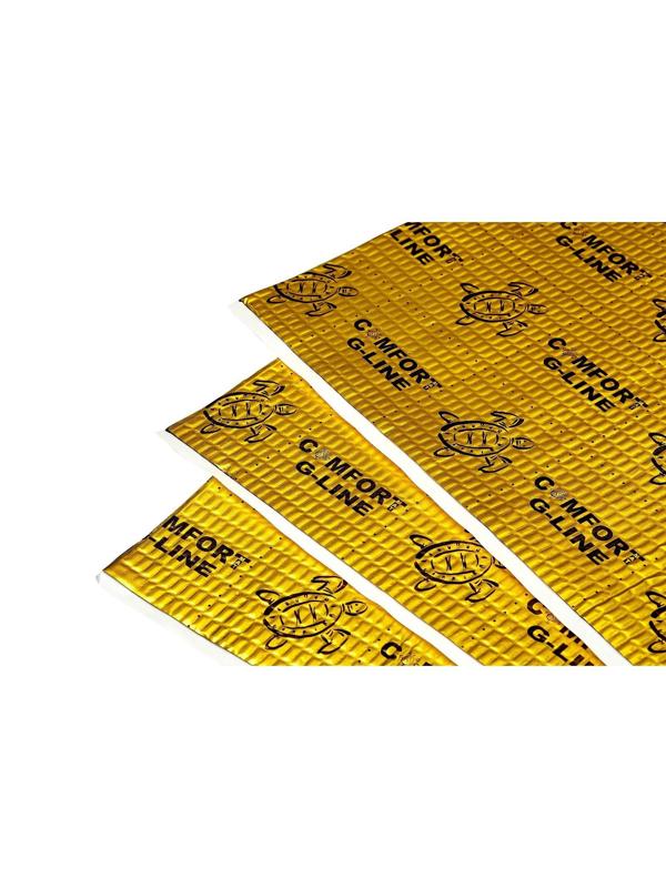 Виброизоляционный материал Comfort mat G4, размер 700x500x4 мм