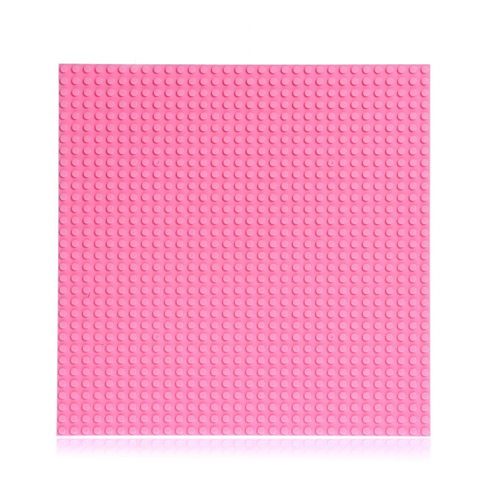 Пластина-перекрытие для конструктора, 25,5 × 25,5 см, цвет розовый