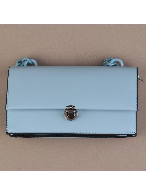 Застёжка для сумки, 2,5 × 2,5 см, цвет чёрный никель