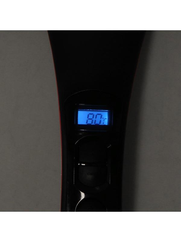 Расческа Luazon LR-02, электрическая, 50 Вт, дисплей, регулировка t, 220 В, розовая