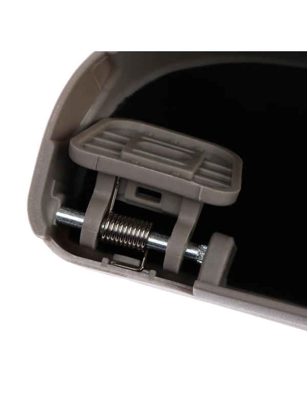 Держатель-футляр для очков, 21.5×6 см, серый