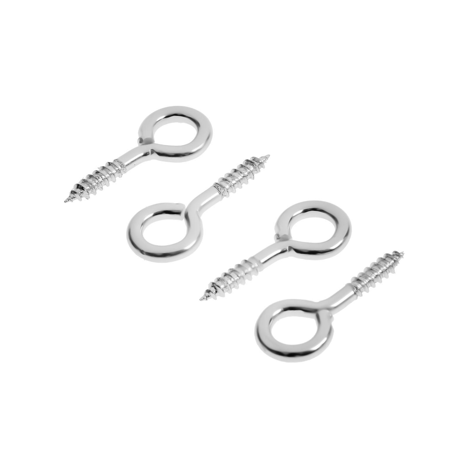 Шуруп-кольцо СТРОЙБАТ, белый цинк, 3,5x30 мм, 4 шт