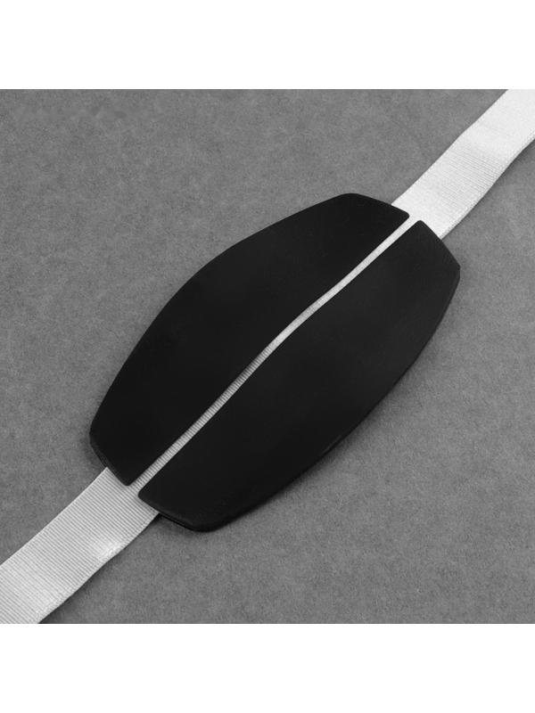 Подкладки под бретели, 9 × 5 см, цвет чёрный