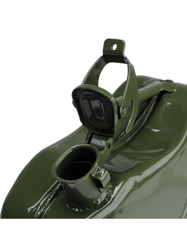 Канистра стальная для ГСМ, 10 л, металлическая, крышка с рычагом