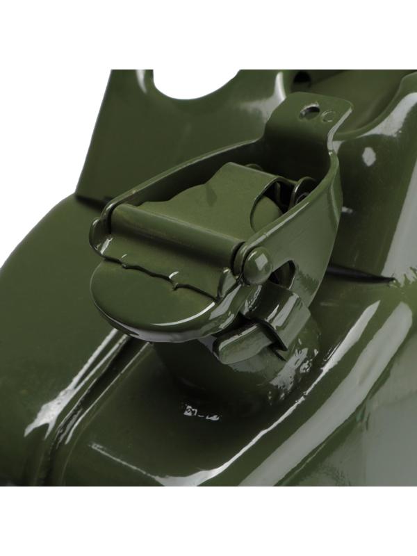 Канистра стальная для ГСМ, 20 л, металлическая, крышка с рычагом