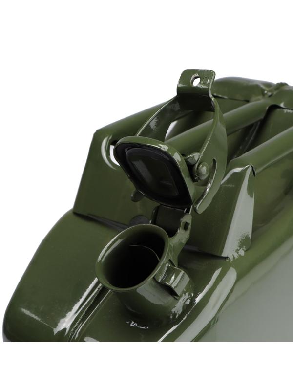 Канистра стальная для ГСМ, 20 л, металлическая, крышка с рычагом