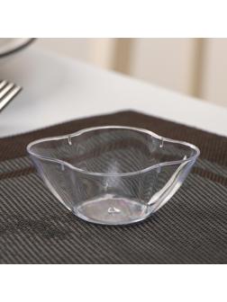 Чашка «Цветок», 75 мл, в упаковке 40 шт, цвет прозрачный