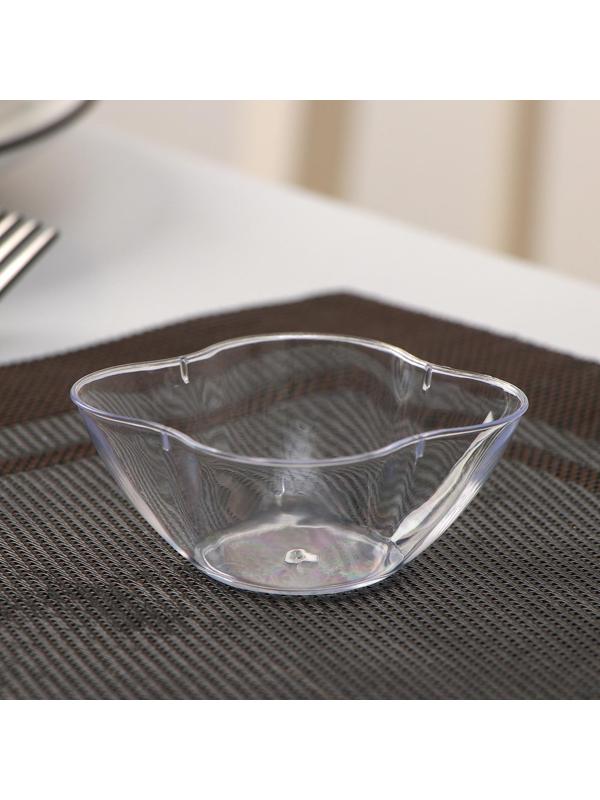 Чашка «Цветок», 75 мл, в упаковке 40 шт, цвет прозрачный