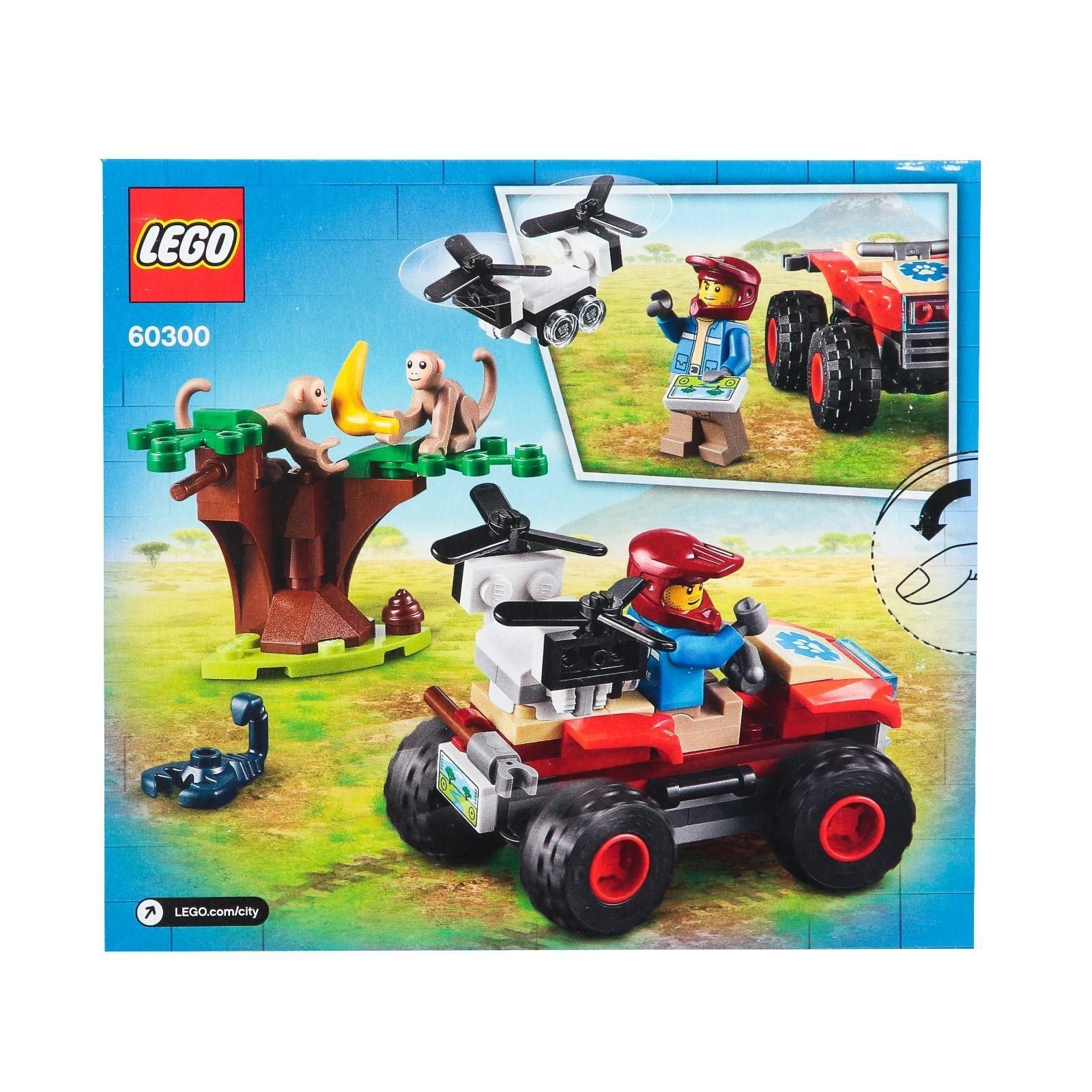 Конструктор Lego «Спасательный вездеход для зверей», 60300, 74 детали