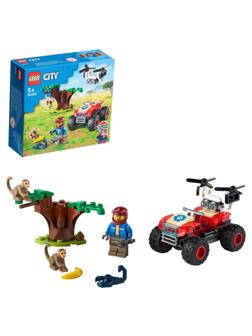 Конструктор Lego «Спасательный вездеход для зверей», 60300, 74 детали