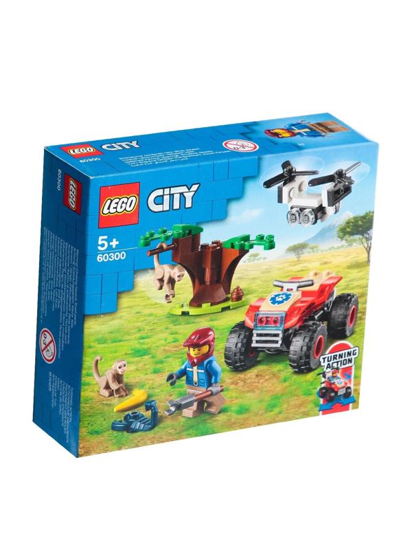 Конструктор Lego «Спасательный вездеход для зверей», 60300, 74 детали