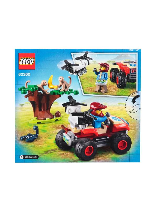 Конструктор Lego «Спасательный вездеход для зверей», 60300, 74 детали