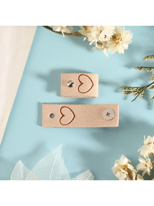 Набор бирок с кнопкой «Детский», 5 видов, 5 × 1,5 см, 10 шт, цвет разноцветный