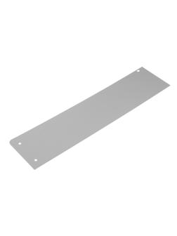Боковина для экрана ZEIN, 610 мм, без прорези для труб, цвет металлик