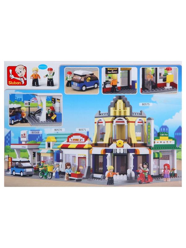 Конструктор Город «Заправочная станция», 167 деталей