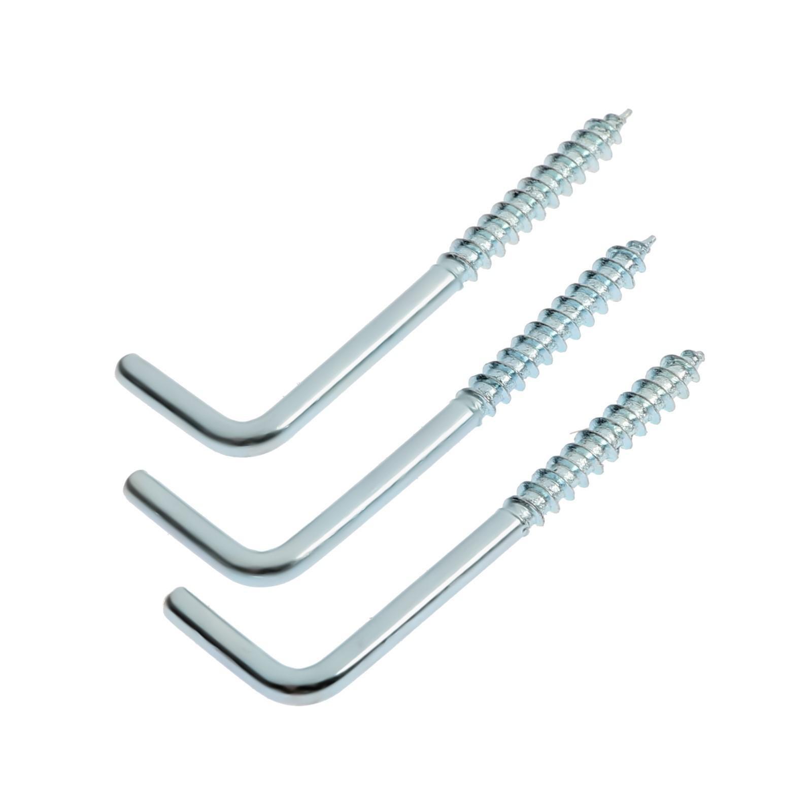 Шуруп-костыль, ТУНДРА, 4,0x50 белый цинк 3 шт