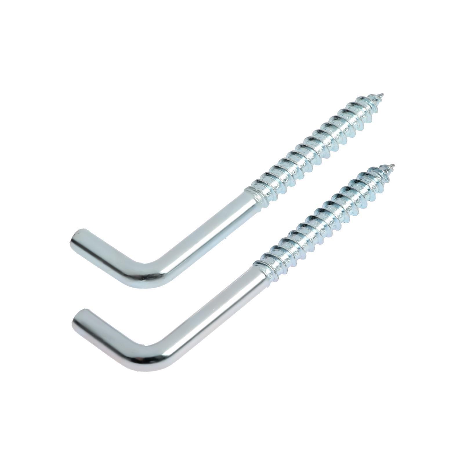 Шуруп-костыль ТУНДРА, белый цинк, М5x60 мм, 2 шт