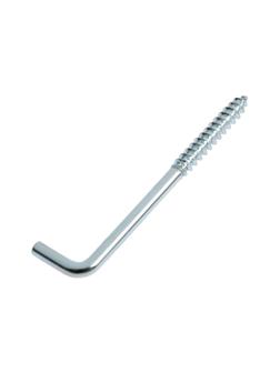 Шуруп-костыль, ТУНДРА, 6,0х90 белый цинк 1 шт