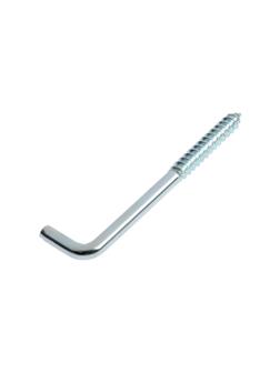 Шуруп-костыль ТУНДРА, белый цинк, 8x100 мм