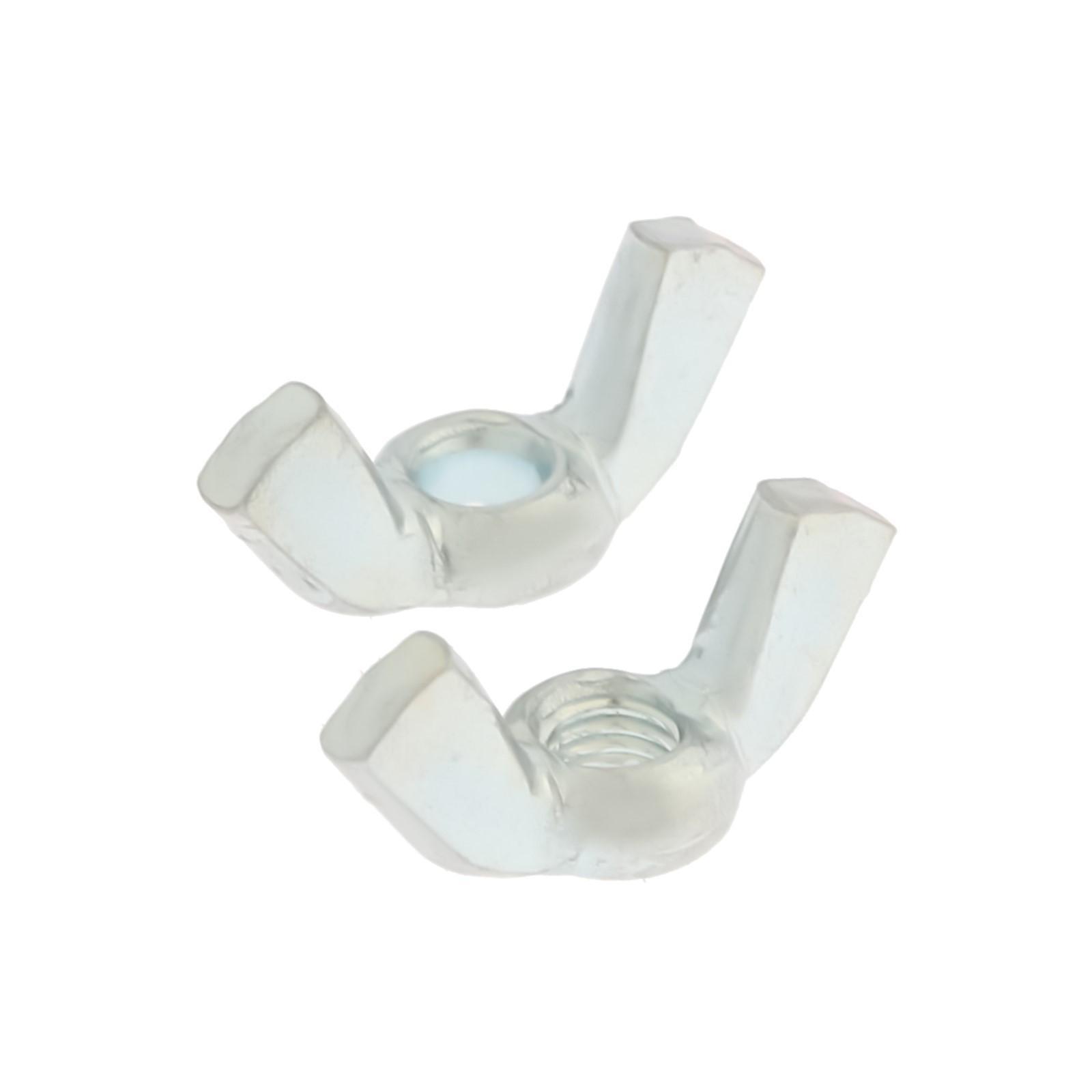 Гайка барашковая, ТУНДРА, DIN315 М5 белый цинк 100 шт