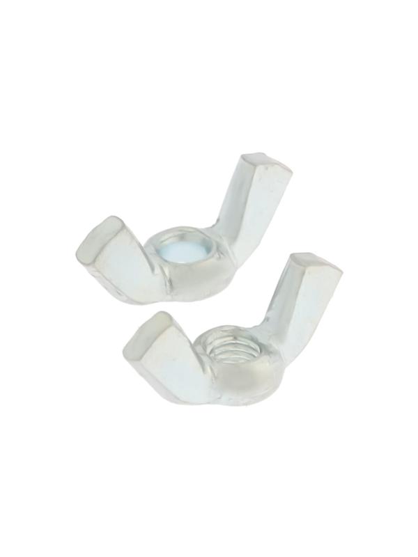 Гайка барашковая, ТУНДРА, DIN315 М5 белый цинк 100 шт