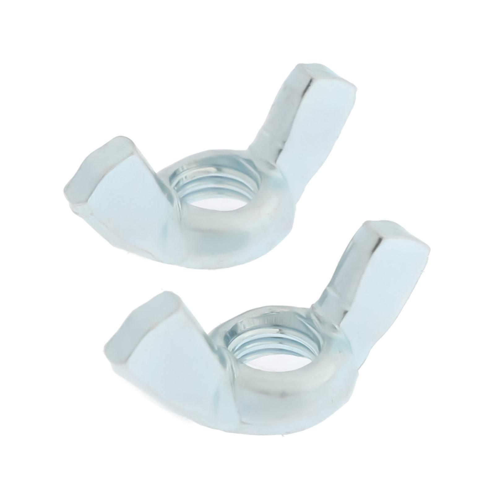 Гайка барашковая ТУНДРА, DIN315 М8 белый цинк 50 шт