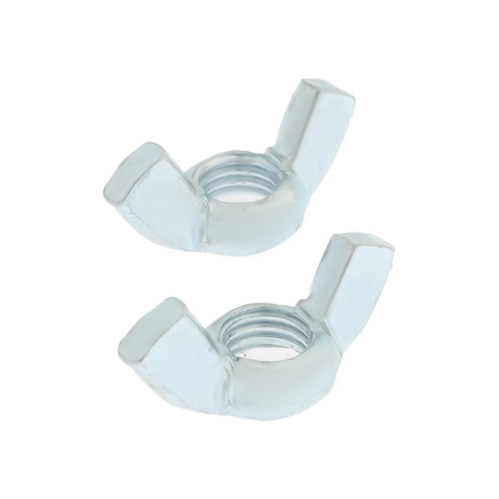 Гайка барашковая, ТУНДРА, DIN315 М12 белый цинк 25 шт