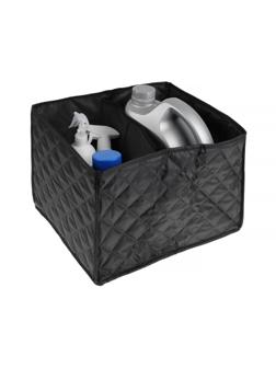 Органайзер в багажник автомобиля, складной, стеганый, оксфорд, 38×31×25 см, черный