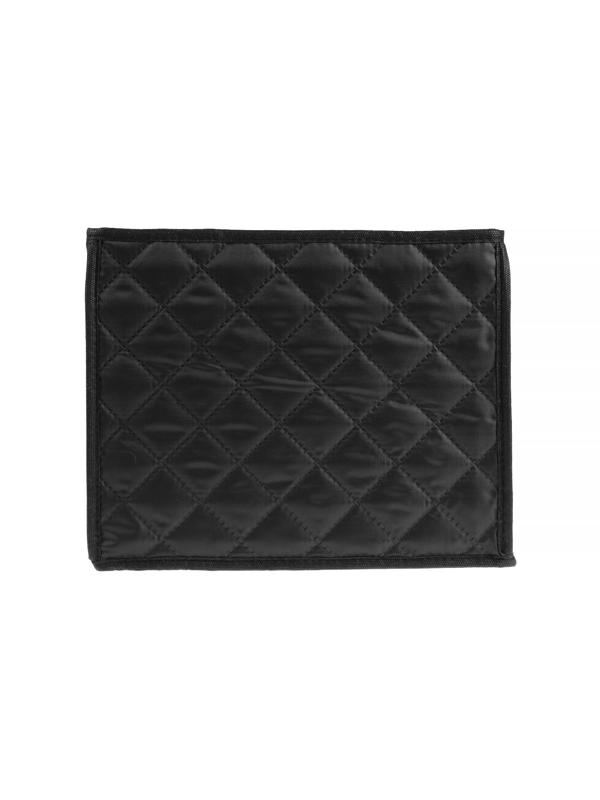 Органайзер в багажник автомобиля, складной, стеганый, оксфорд, 38×31×25 см, черный