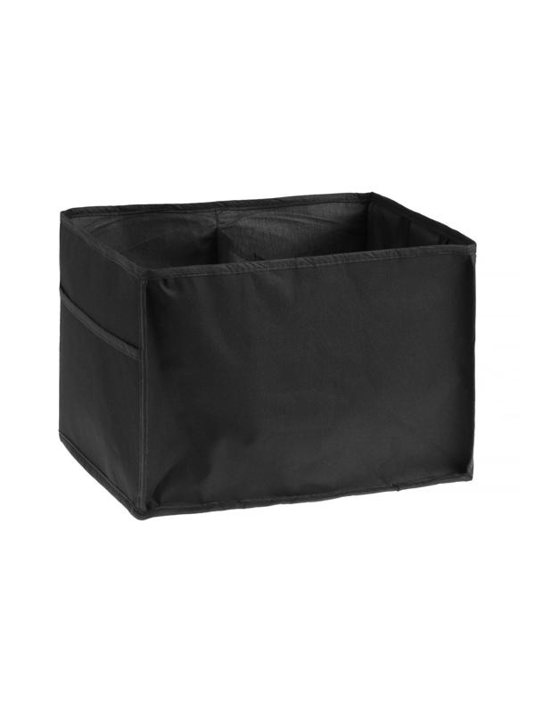 Органайзер в багажник автомобиля, складной, оксфорд, 38×31×25 см, черный