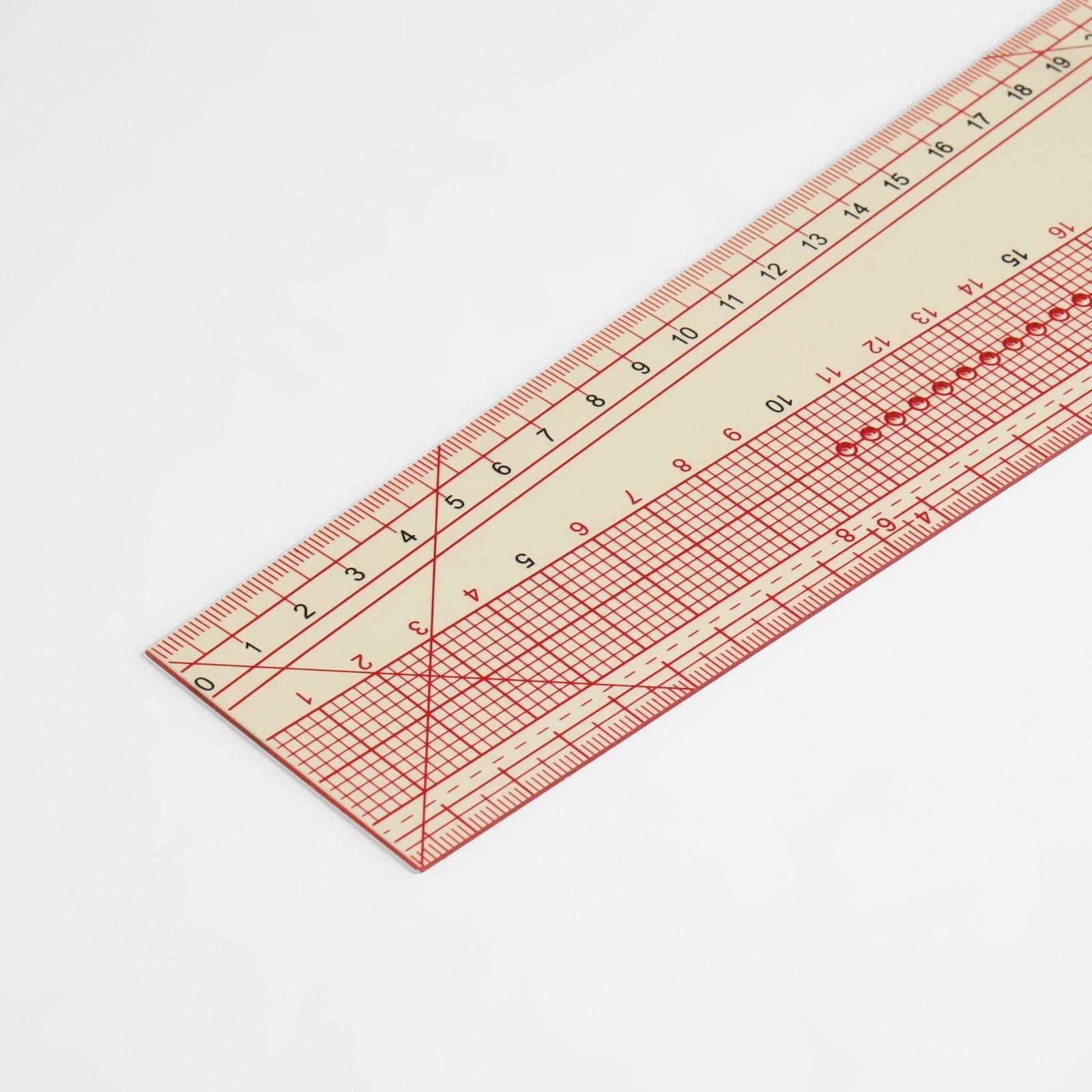 Лекало портновское метрическое «Пройма», 52 × 15,3 см, толщина 1 мм