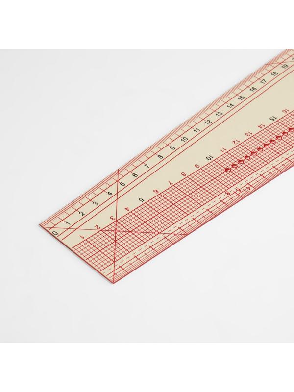 Лекало портновское метрическое «Пройма», 52 × 15,3 см, толщина 1 мм