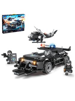 Конструктор спецназ «Патрульная машина», 451 деталь