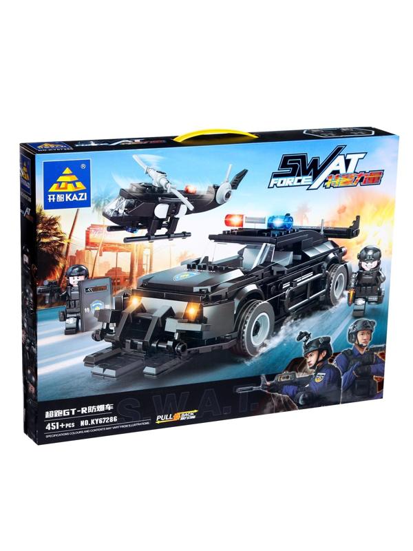 Конструктор спецназ «Патрульная машина», 451 деталь