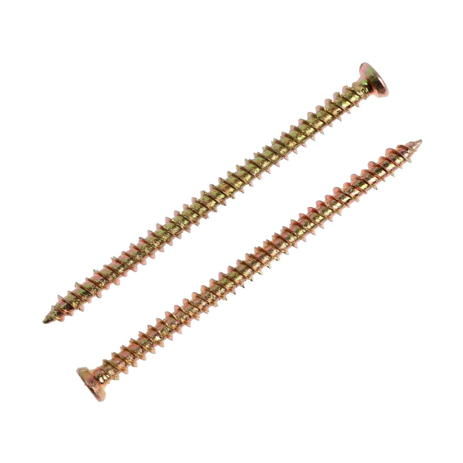 Шуруп по бетону, 7,5х112 мм, оцинкованный, 100 шт