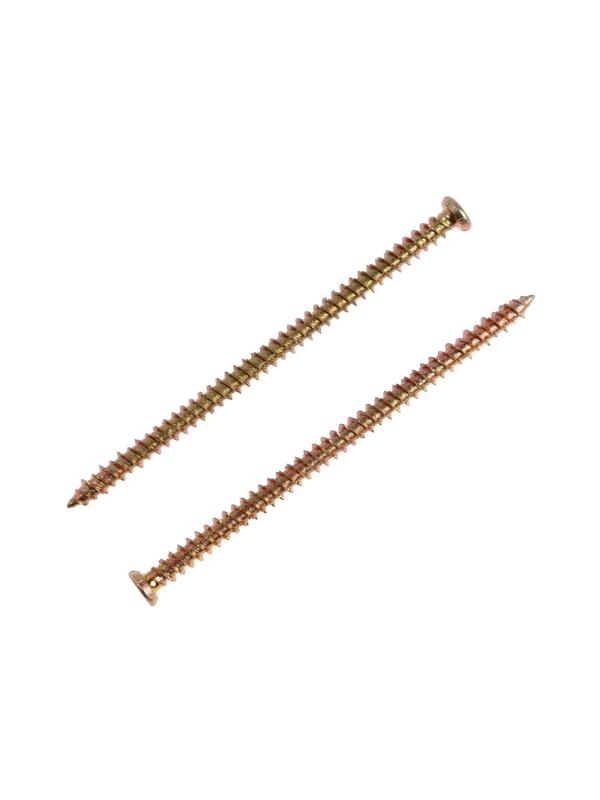 Шуруп по бетону, 7,5х132 мм, оцинкованный, 100 шт