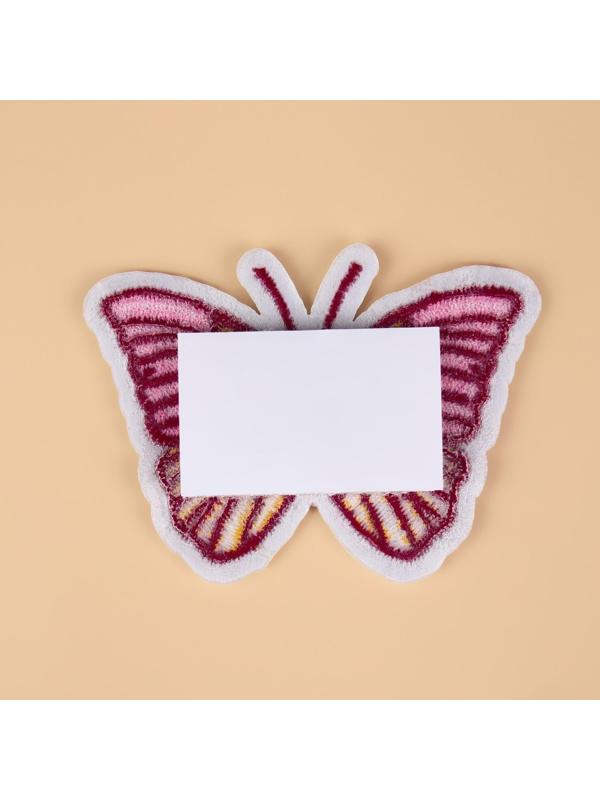 Аппликация «Бабочка», на липучке, с клеевой основой, 5,6 × 4,2 см