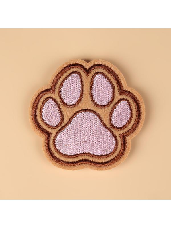 Аппликация «Лапка», на липучке, с клеевой основой, 5,6 × 5,4 см