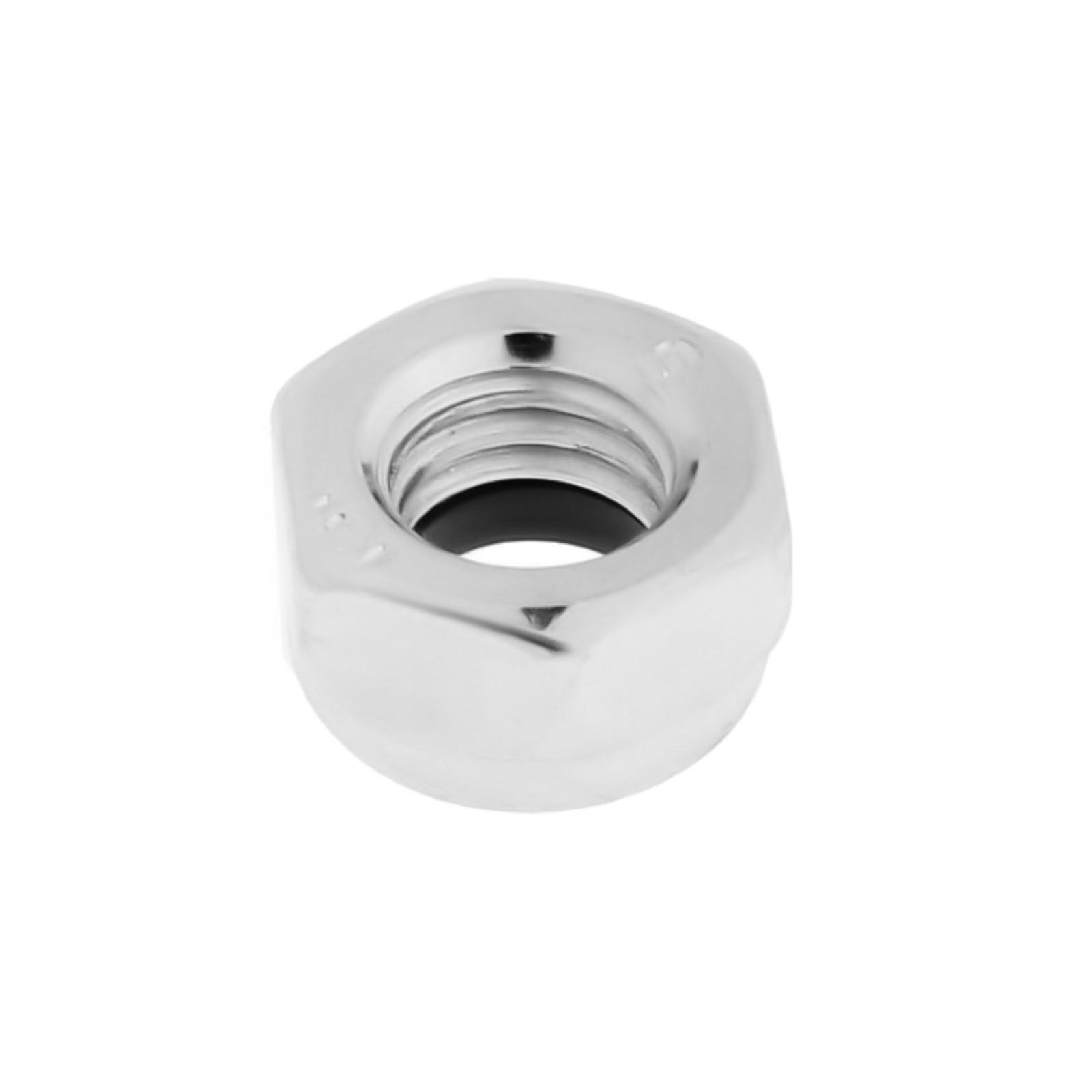 Гайка со стопорным кольцом , М12 оцинкованная, DIN985, 1 кг