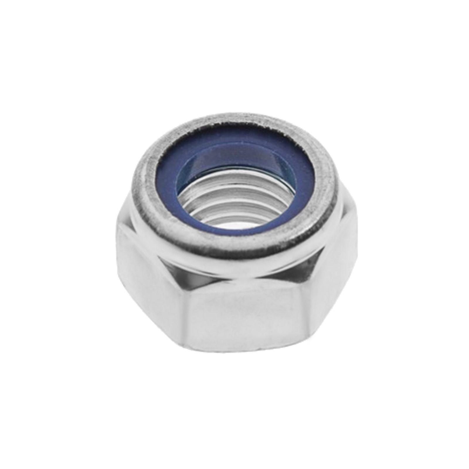 Гайка со стопорным кольцом , М6 оцинкованная, DIN985, 1 кг