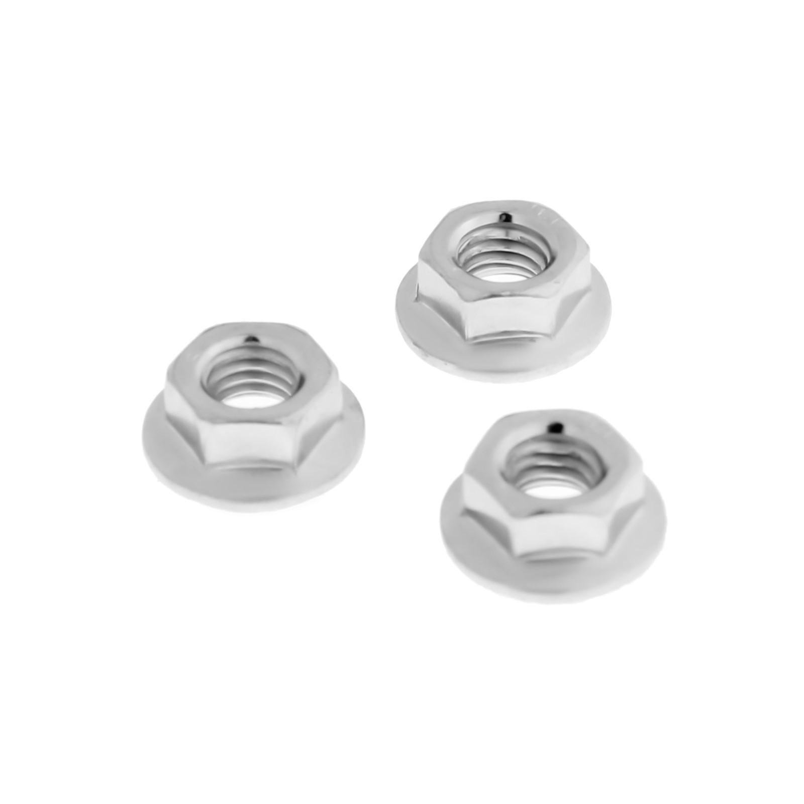 Гайка с фланцем, ТУНДРА DIN 6923 М5 белый цинк 20 шт