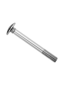 Болт с полукруглой головкой DIN 603, оцинкованный, 8х35 мм, 1 кг