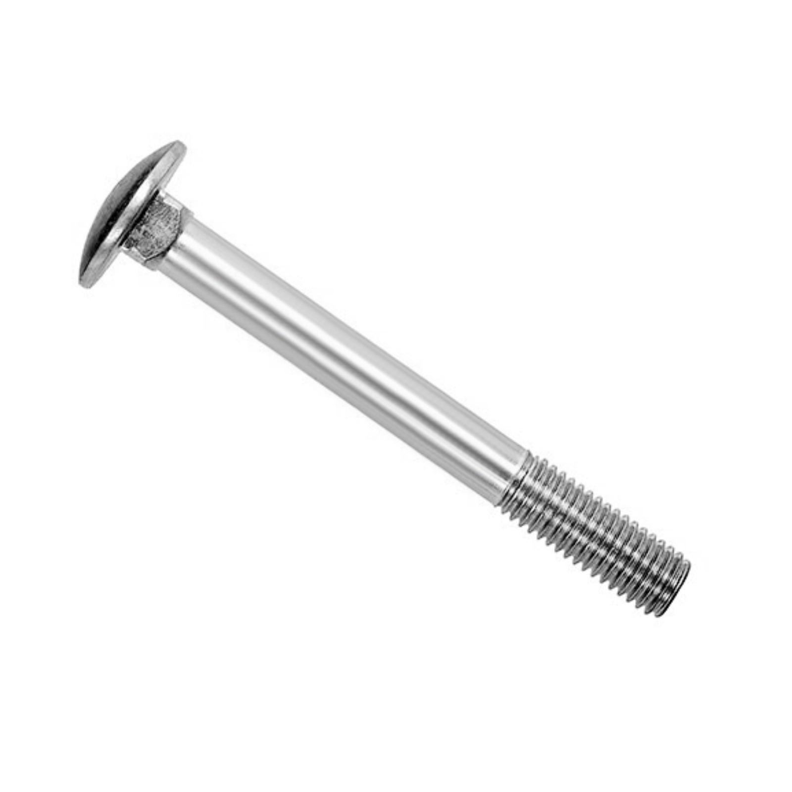 Болт с полукруглой головкой DIN 603, оцинкованный, 8х40 мм, 1 кг