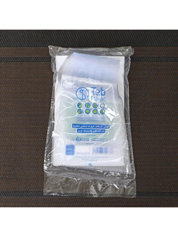 Ложка одноразовая «Padideh», 18 см, прозрачная