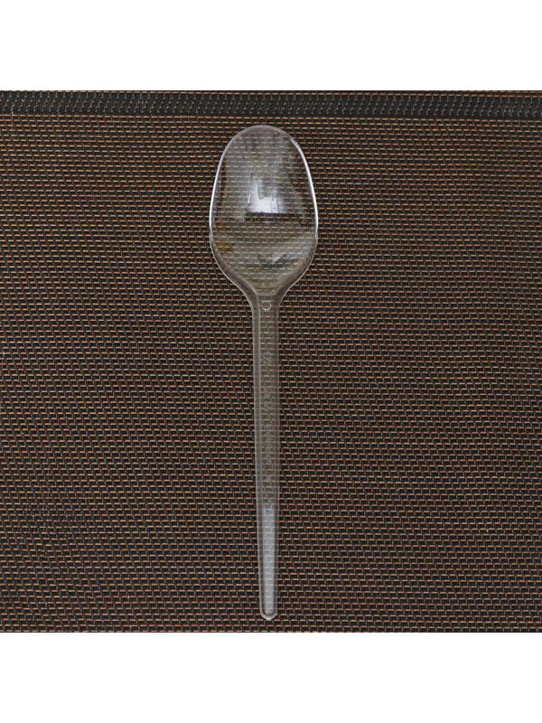 Ложка одноразовая «Padideh», 18 см, прозрачная